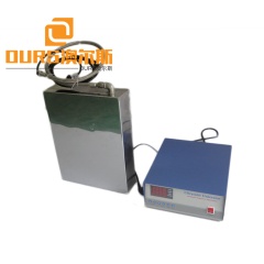 Immersible Transducer Plates and generator For ultrasonic cleaning solution for carburetors