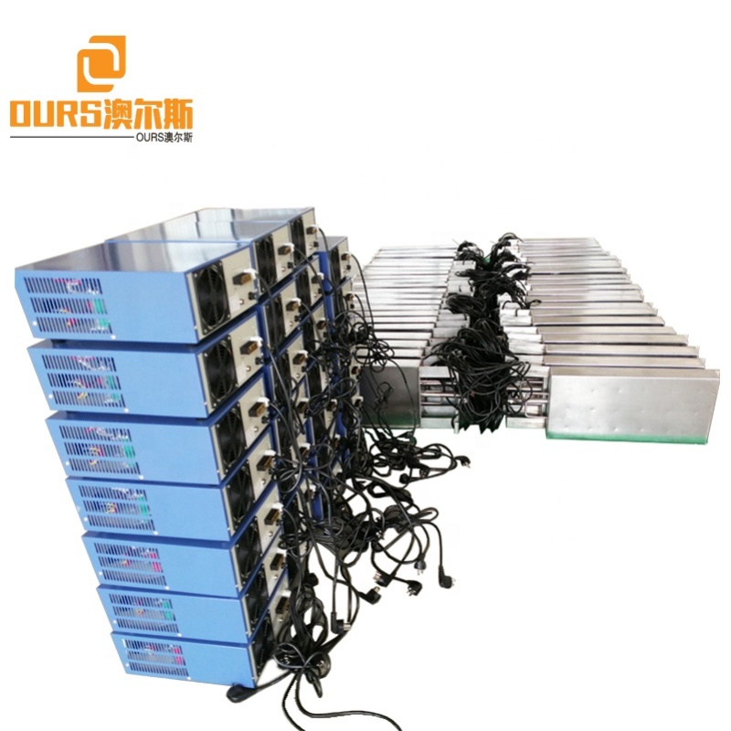 China Supply Frequency 20K-40K Submersible Ultrasonic Waterproof Transducer Box And Power Adjustable Cleaning Generator 5000Watt