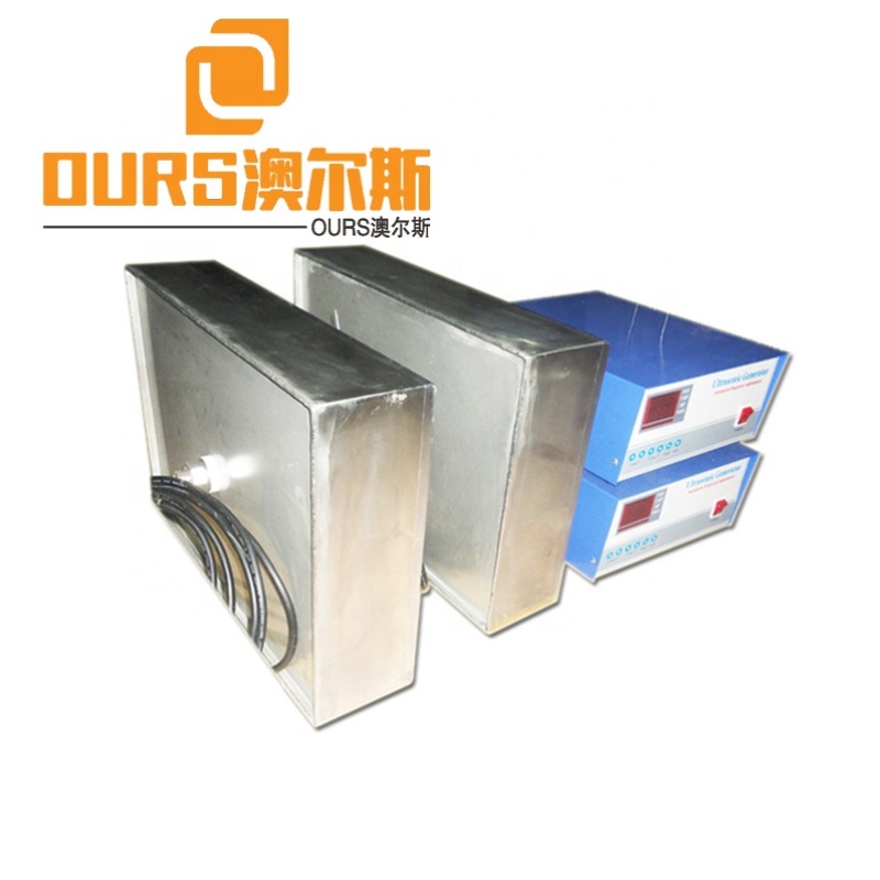 High Power 7000W Stainless Steel Submersible Ultrasonic Cleaner 40KHz / 28KHz  For Industrial Cleaning