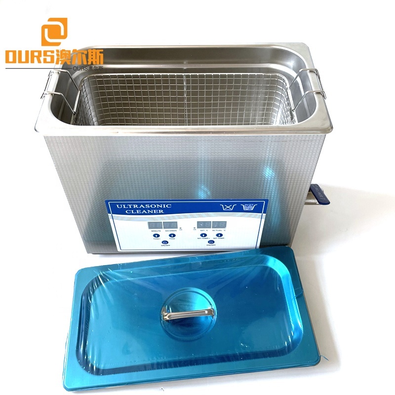 Single Frequency 6L Jewelry Ultrasonic Vibration Cleaning Machine With Basket