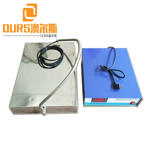 80KHZ High Frequency ultrasonic piezoelectric cleaning transducer ultrasonic plate For Oil Cooler Degreasing