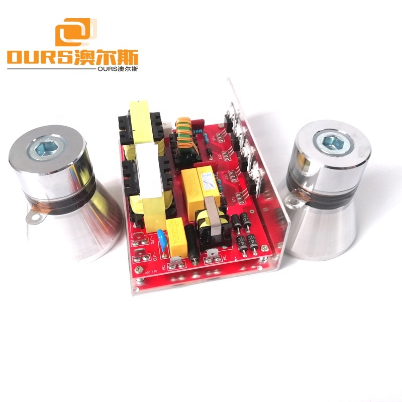 120W Ultrasound Transducer Driver 40KHz PCB Power Supply With Ultrasonic Transducers 40KHz 60W For Ultrasonic Washer