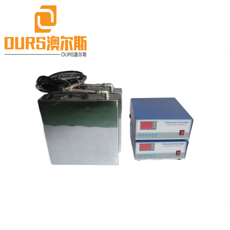 80KHZ High Frequency 300W-1200W stainless steel immersible ultrasonic transducer for Cleaning Tank