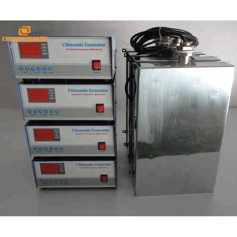Ultrasonic ImmersibleTransducer Pack high power 1500w Variable Frequency 25khz-130khz