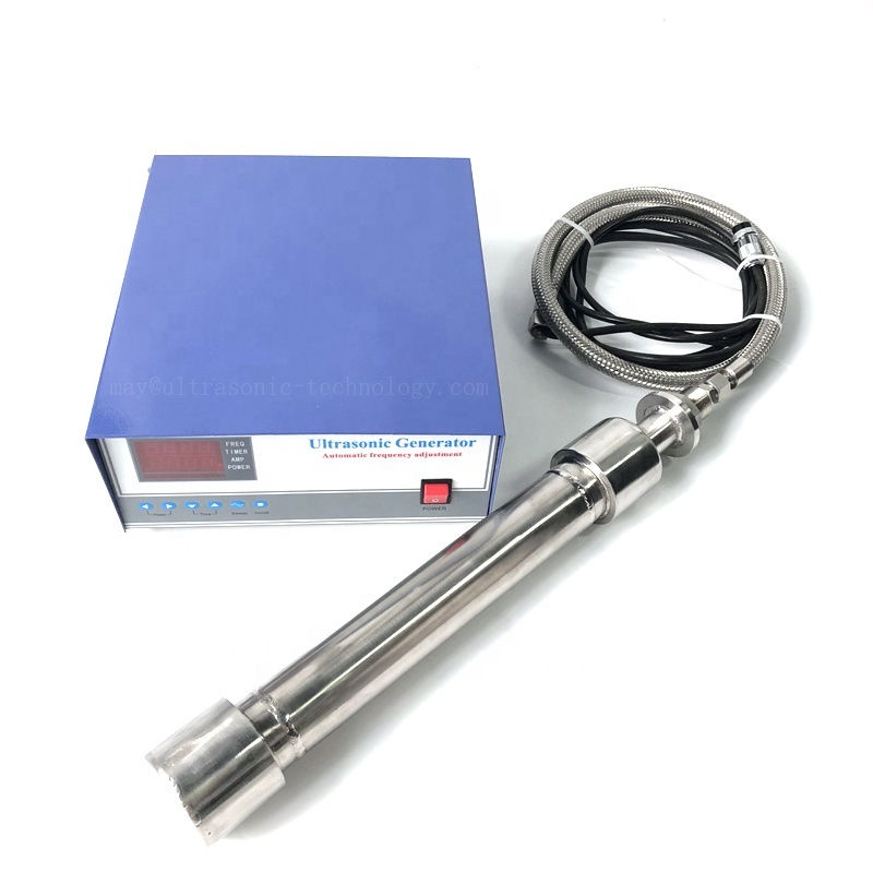 Biodiesel Round Tube Ultrasound Piezo Cleaner 1500W Ultrasonic Immersion Cleaning Sensor Pipe Price With Digital Generator