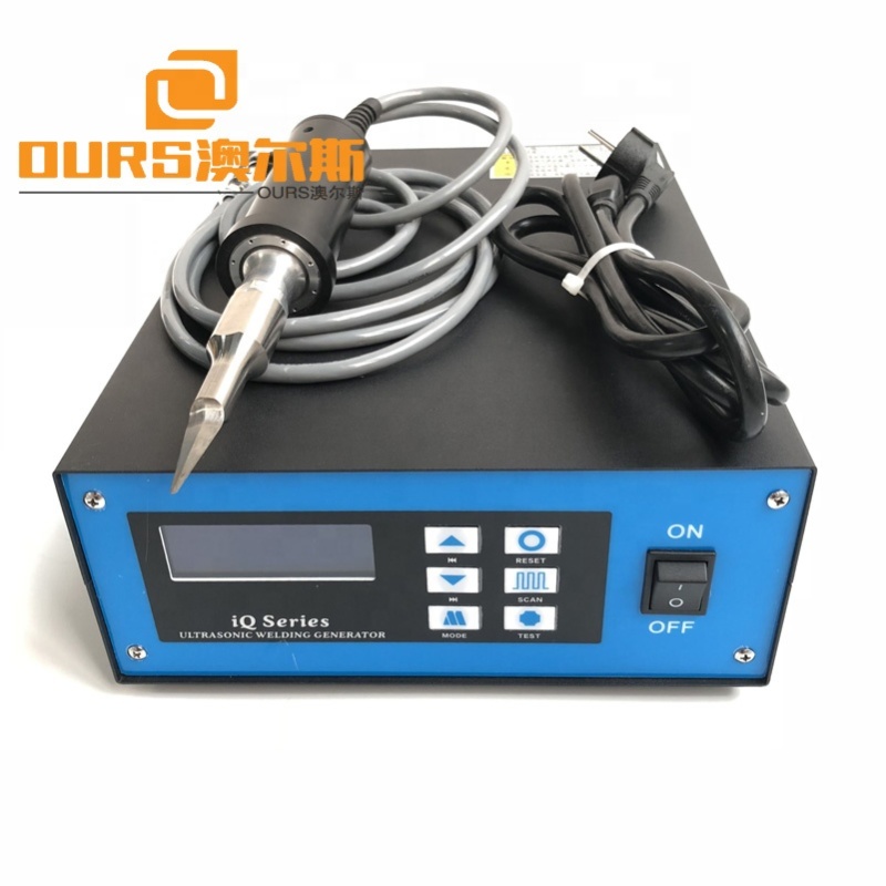 1000W 35K Power Supply For PP Sheet Cutting  Machine Ultrasonic Welding generator With Transducer And Tool Head