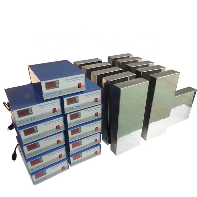 Water Tank Vibration Transducer Plate Immersible Ultrasonic Cleaning  Transducer Board With Ultrasonic Generator 3000W
