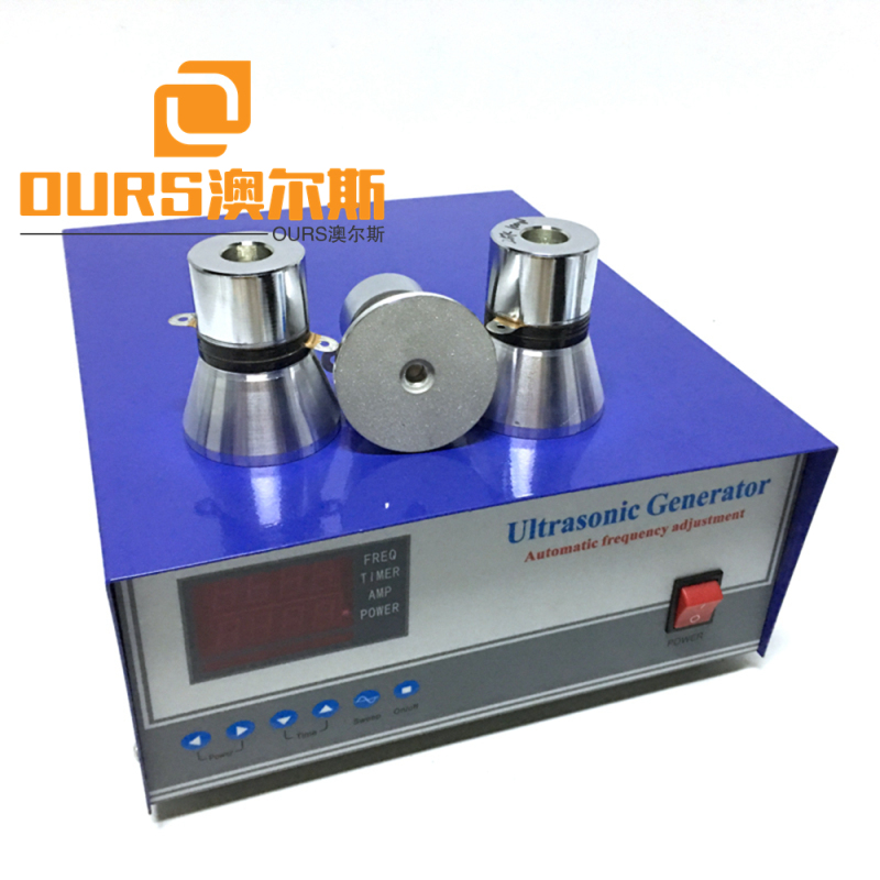 28Khz Frequency Adjustment Digital Ultrasonic Sound waves vibration Generator For Mechanical Parts Cleaning