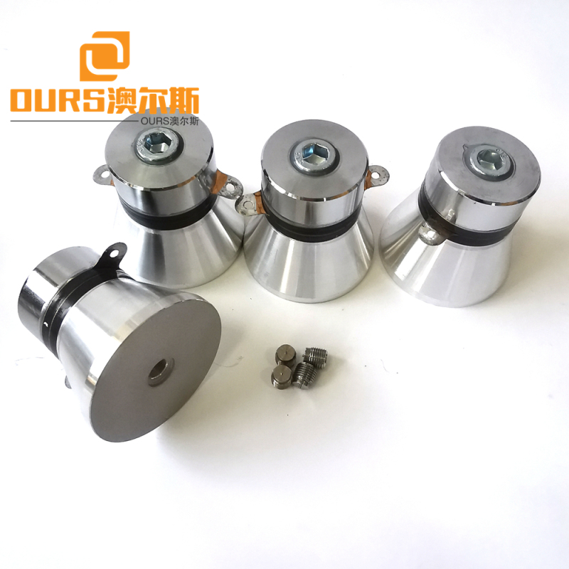 28khz Frequency 100w Power 45mm Diameter Piezo Ceramic  Ultrasonic Transducer for Cleaning Machine