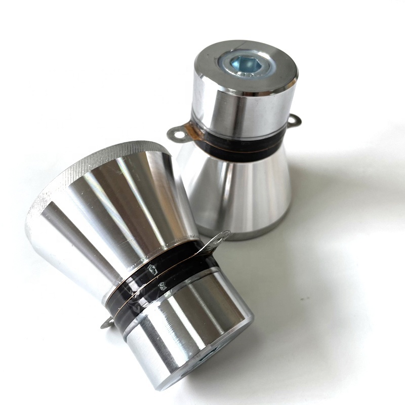 Factory Price Sweep Frequency 28KHZ Ultrasonic Piezoelectric Ceramic Converter Head For Motorcycle Cylinder Parts Cleaning