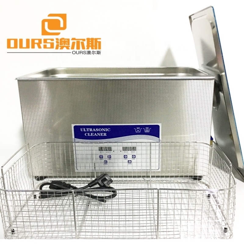 Big table type SS304 digital timer and heating ultrasonic cleaner ultrasonic washer 30L