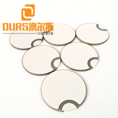 Discos de cerámica piezoeléctricos redondos materiales adaptables de P8 P4/disco de cerámica piezoeléctrico 50mmX3mm