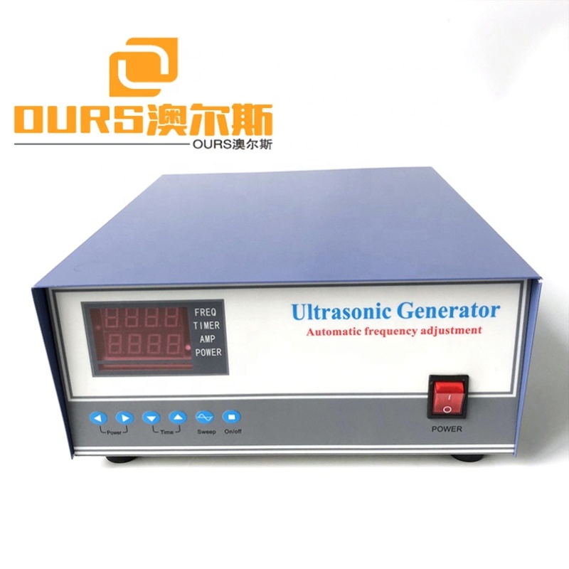 Frequency And Power Adjustable Ultrasonic Generator Digital Circuit Cleaning Generator 600W 17K To 40K Frequency Optional