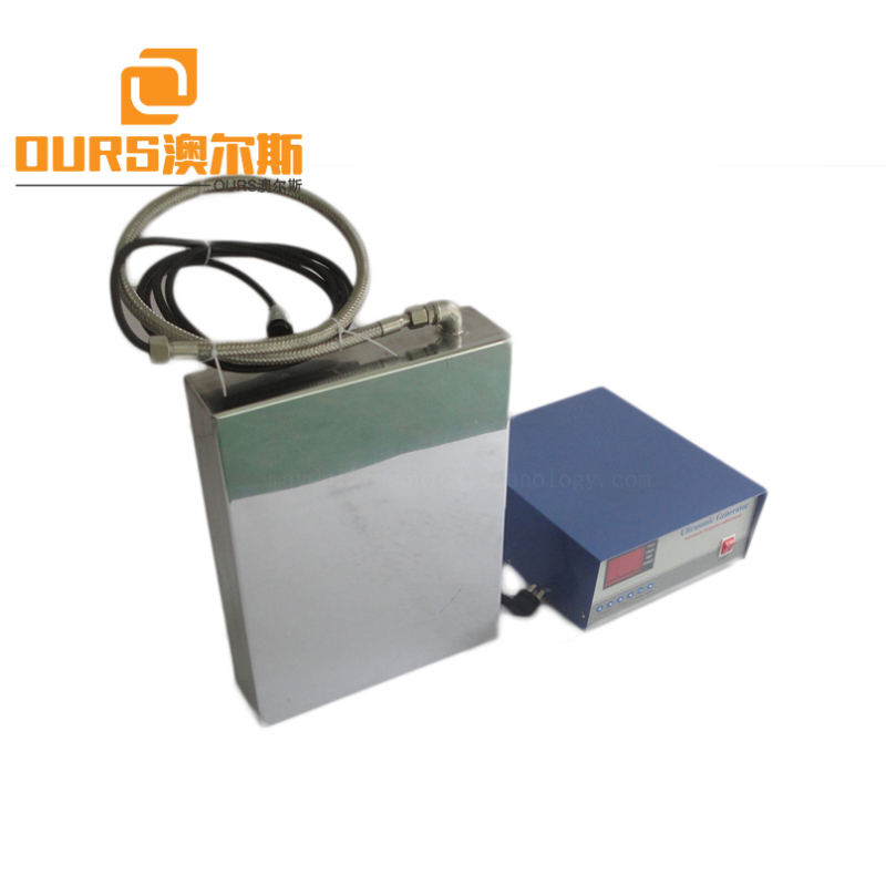 2000W Stainless Steel Ultrasonic Cleaning Vibrometer Waterproof Ultrasonic Sensor Plate 25K/40K/80K Immersion Transducer Box