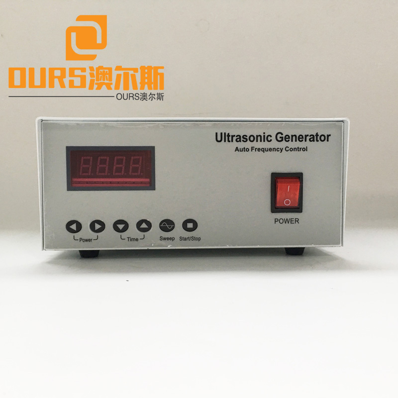 200W Timer And Frequency Adjustable Ultrasonic Cleaning Generator With Four Piece  50W Transducer