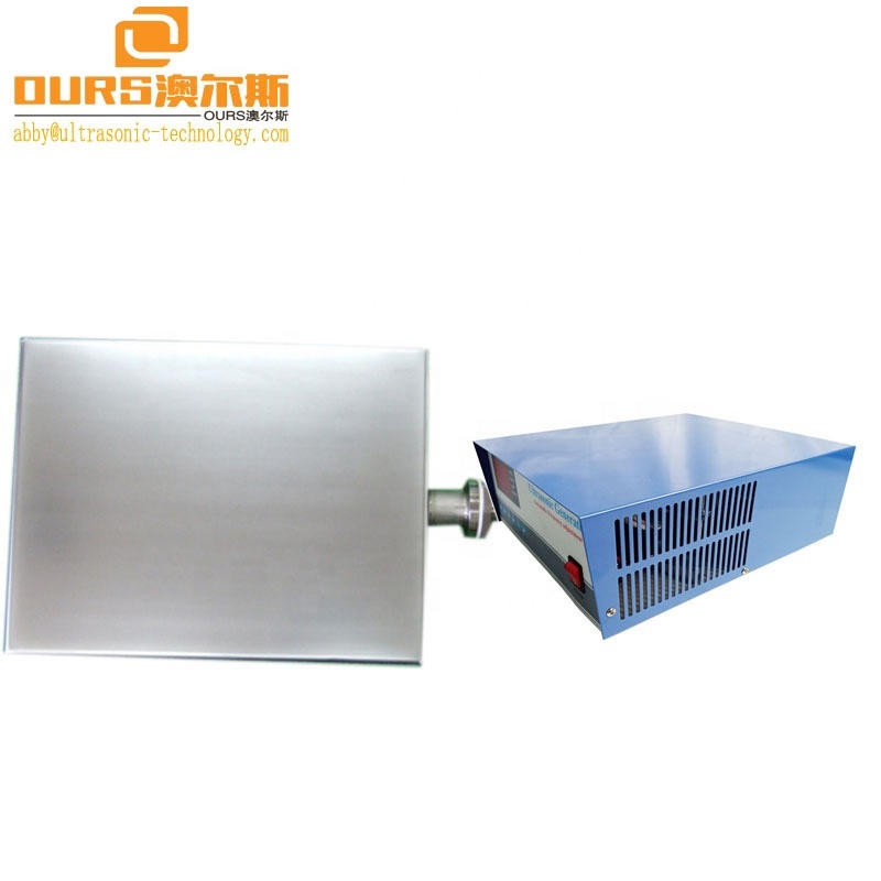 28KHz Immersible Ultrasonic Vibration Plate 900W Submersible Underwater Ultrasonic Transducer Pack