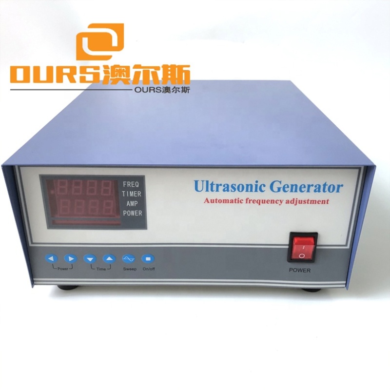China Supply 1200W Sweep Frequency Ultrasonic Signal Generator Steel Cleaning Ultrasonic Generator Drive For Immersion Sensor