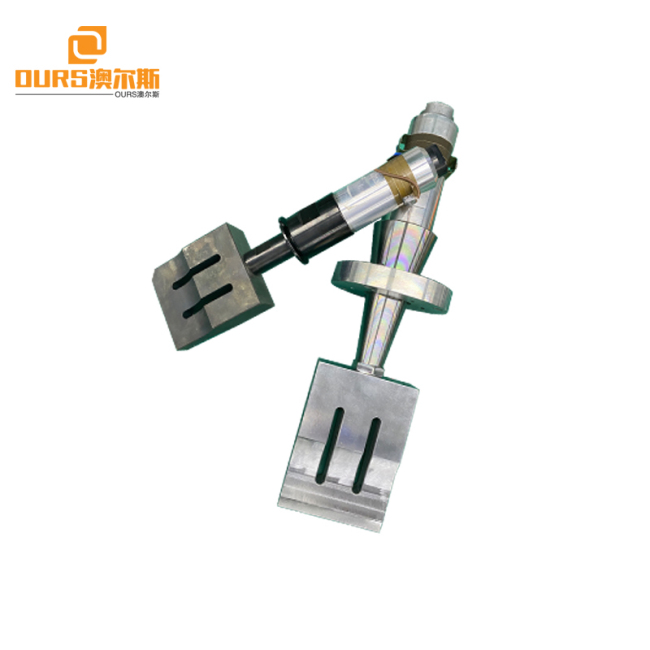 15khz 20khz 2000W ultrasonic welding transducer with booster horn for Plastics and non-woven fabrics welding machine