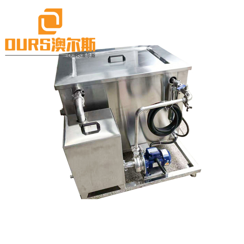 2000W 28KHZ Industrial Multi Tank Ultrasonic Filter Cleaner  For Large Parts