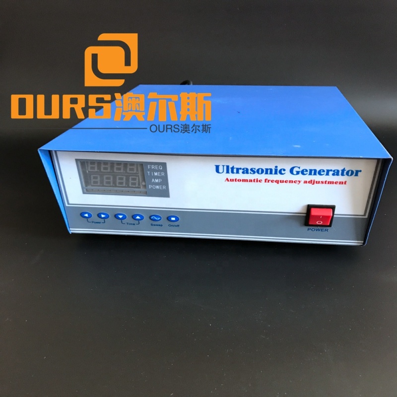 new ultrasonic generator 900W/33khz CE and FCC certification,frequency and power Adjustable ,Double show