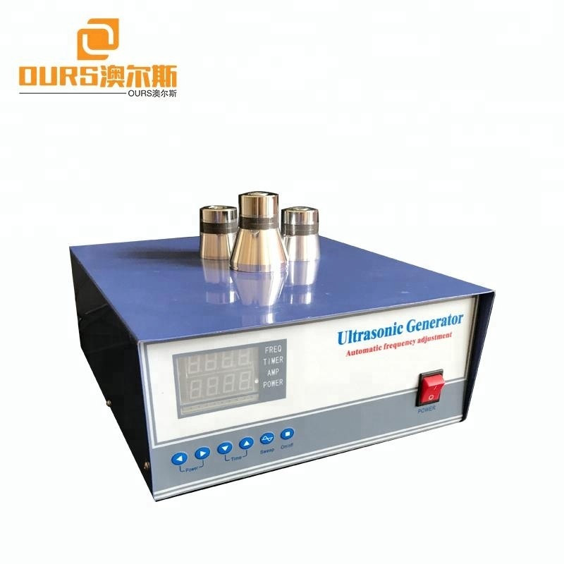 Frequency Adjustment Digital Ultrasonic vibration Generator for Cleaning 2000w