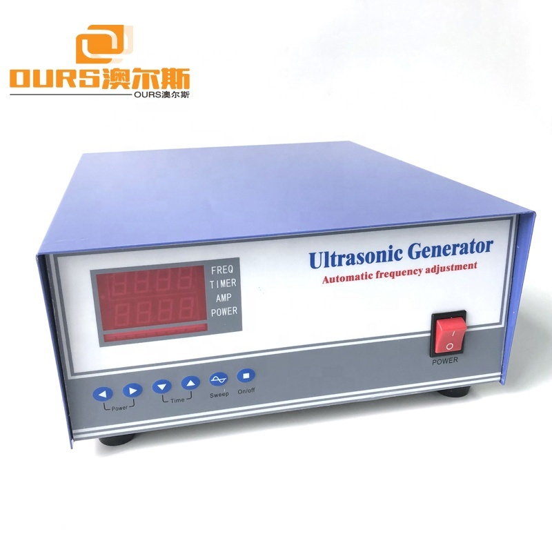 Frequency Ajustable Ultrasonic Generator Power Supply 40KHz For Cleaning Tank Auto Parts
