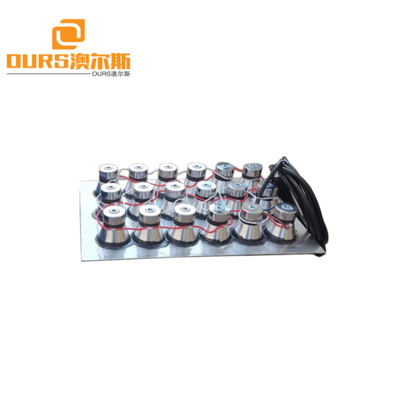 28khz 600W Stainless Steel 316L Immersible Ultrasonic Transducer Box For Cleaning Automobile Parts