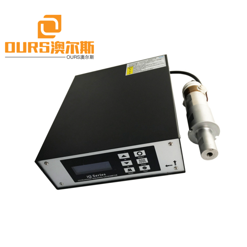 20K Ultrasonic Non Woven Face Masks Welding Machine Ultrasonic Welding Generator And aluminum 110*20mm Horn