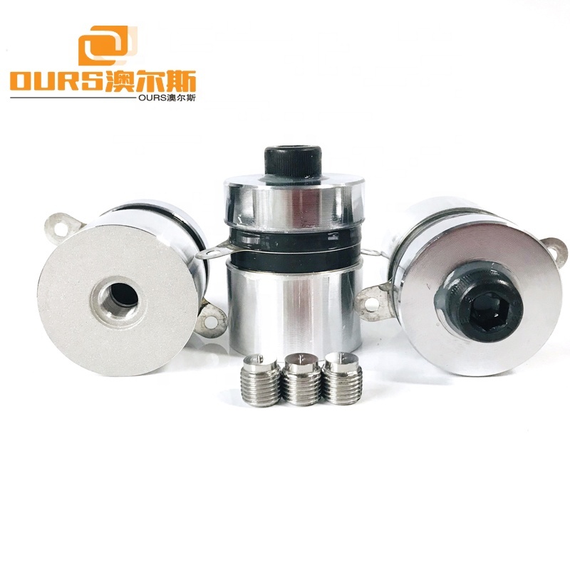 80KHz High Frequency 60W PZT-4 Piezoelectric Ceramic Ultrasonic Transducer