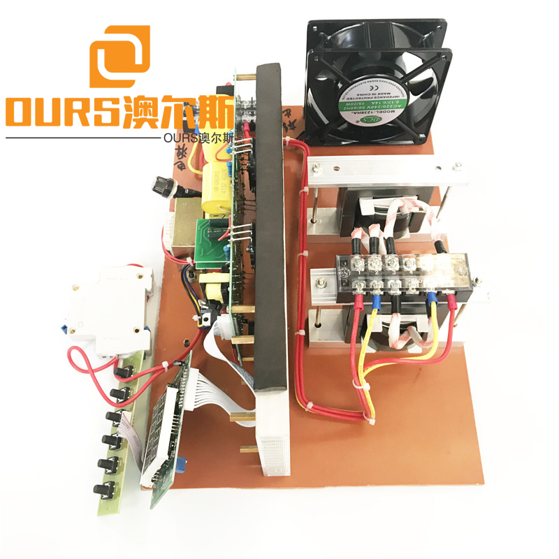 Frequency And Power Adjustable Ultrasonic Generator PCB No Lid 600W-2400W For Ultrasonic Cleaning Equipment