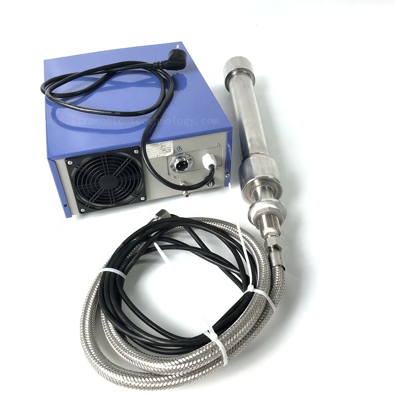 China Supply Vibration Ultrasonic Washing Transducer Stick 1000W Biodiesel Industrial Washer Tubular Reactor With Digital Power