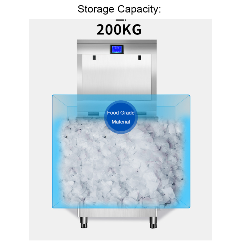 High Quality 200-1000kg/24h Ice Flake Making Machine Cheap Price 1 year  Commercial Ice Maker Machine