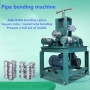Metal Electric Pipe And Tube Bending Machines Square Round Steel Pipe Bending Machine Vertical Pipe Bender