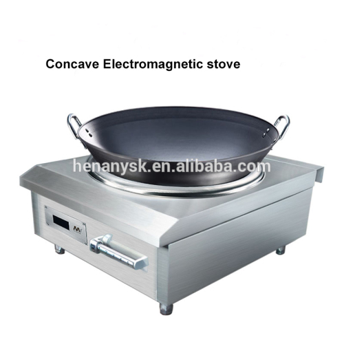High-Power 8KW Stainless Steel Concave Electro Magnetic Stove Induction Cooker
