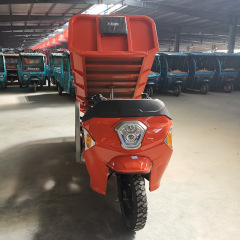 Tipper Truck Load 1t Handle Type Pure Electric Dump Tricycles U-bucket Hydraulic Mini Dumpers For Construction Site Farm