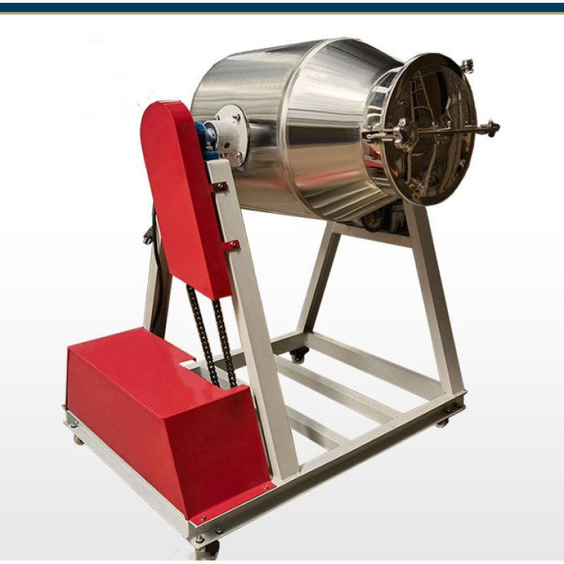 55kg Stainless Steel Drum Mixer Fertilizer Feed Dry Powder Plastic Medicine Grain Mixing Equipment