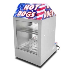 Electric Stainless Hot Dog Warming Cabinet Food Warmer Showcase Display
