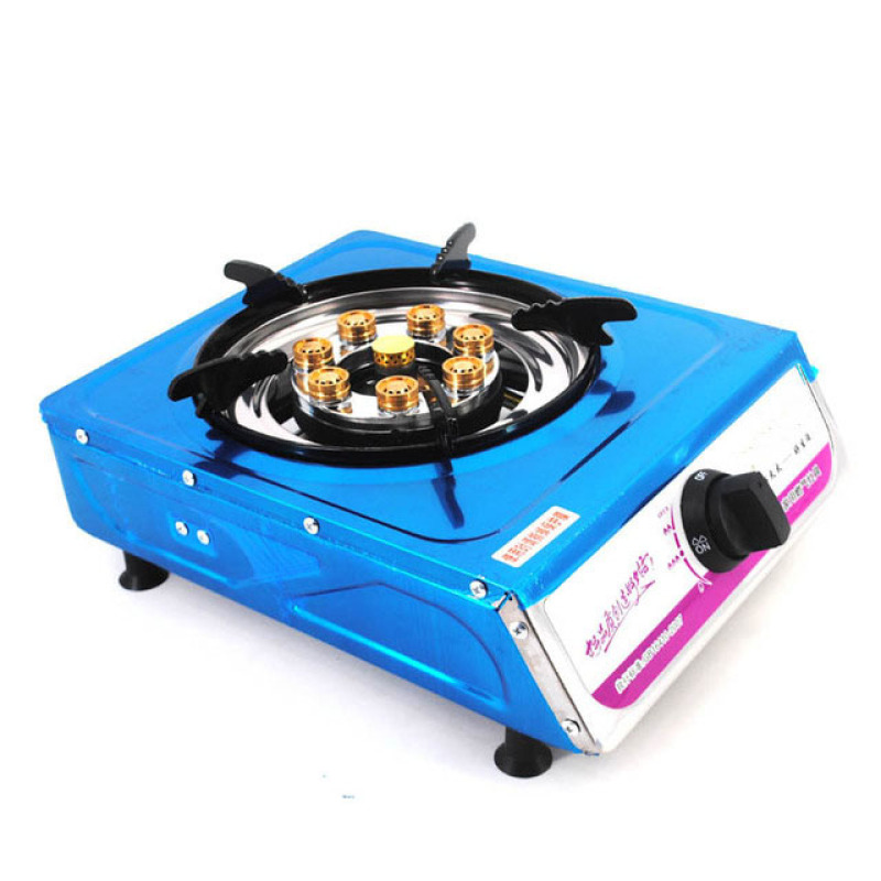 LPG 1 Burner Desktop Portable Single Gas Stove Manufacturers Wholesale Gas Cooker Stainless Steel Fierce Fire Stove Gas Range