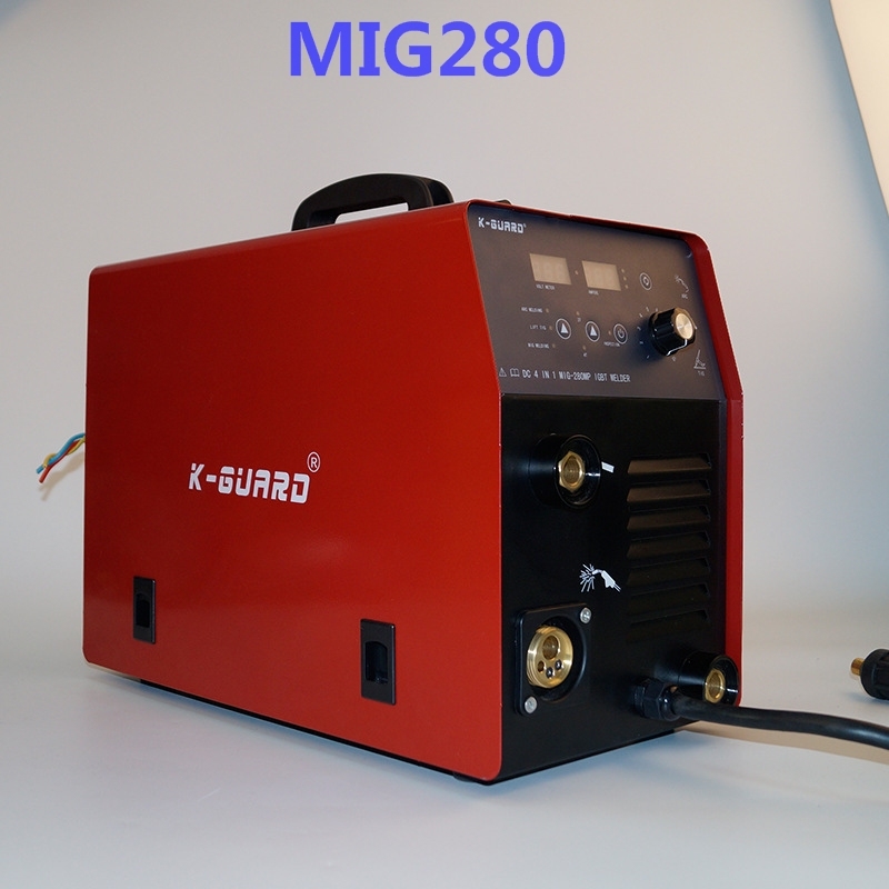 Mig280 Electric Welding Machine Manual Argon Arc Gas Shielded Welding Portable Industry One Machine Three