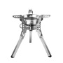 Outdoor Portable Gas Stove Camping High Power Large Support Folding Strong Firepower Furnace Boiling Water Cooking