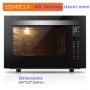 Embedded Steam Oven Two In One Steam Oven Electric Household Large Capacity 60l Steam Baking Integrated Machine