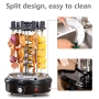 Automatic Timing Rotary Kebab Roaster 360 Household Indoor Smokeless Electric BBQ Barbecue Grill Multi