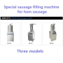SF150 Hydraulic Commercial Sausage Filling Machine 15L For Ham Sausage Stuffer Electric Enema Machine Sausage Stuffing Machinery