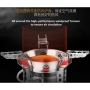 Outdoor Portable Gas Stove Camping High Power Large Support Folding Strong Firepower Furnace Boiling Water Cooking