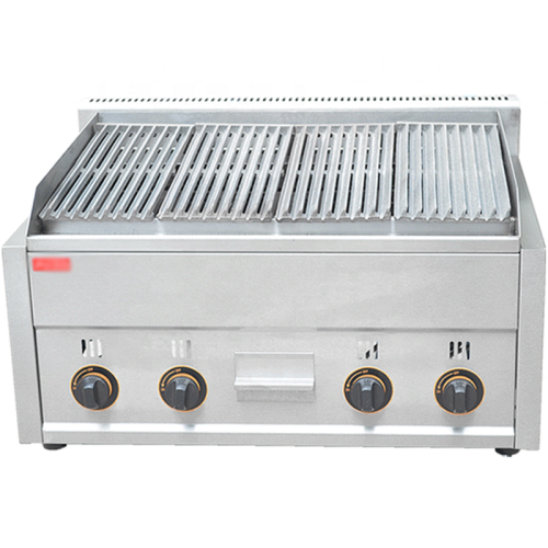 High Quality Commercial Electrical Stainless Steel Smokeless Gas Lava Rock BBQ Grill