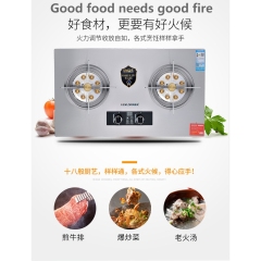 Double Nine Gun Intelligent Timing Stove Stainless Steel Fire Stove Household Liquefied Natural Gas Cooker