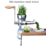 304 Stainless Steel Manual Juicer Wheatgrass Orange Ginger Pomegranate Household Hand Fruit Juicer Extractor