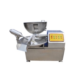 90L Stainless Steel High Efficient Speed Double Axle Vegetable Meat Mincer Bowl Cutter