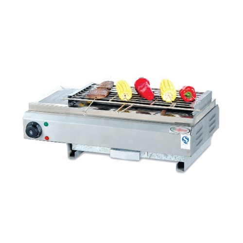 EB-580 Electric smokeless barbecue grill (EB-580) Stainless Steel Electric BBQ Grill