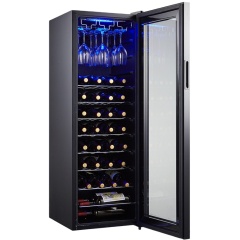 34 46 бутылок Широкая температура и влажность Винный шкаф Термоэлектрический Виноград Красное вино Холодильник Холодильник